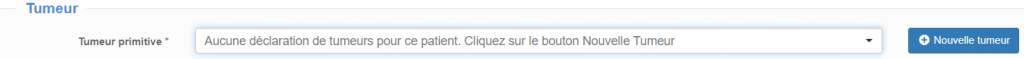 Aucune tumeur déclarée dans le DCC